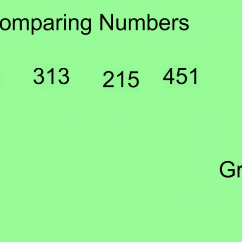 Comparing Numbers