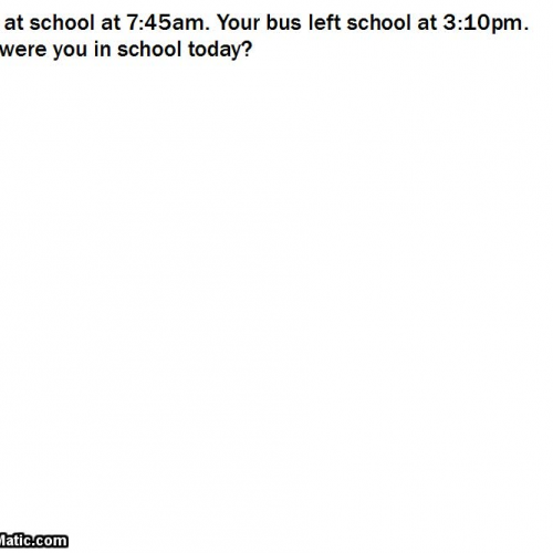 M5.10 Elapsed Time T Chart Both Times Given