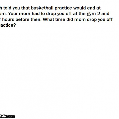 M5.10 ET T Chart End Time Given