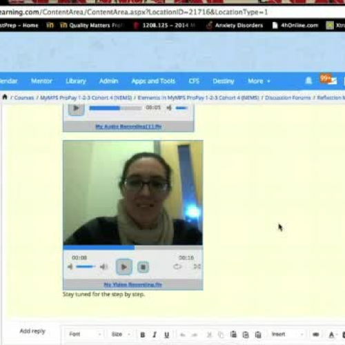 Using Video & Audio Tools in MyMPS