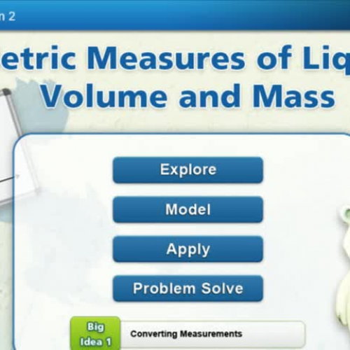 4.5.2  Metric Measures of Liquid Volume and Mass