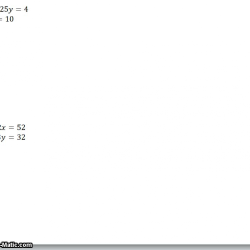 Systems Word Problems (substituting)