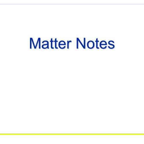 States of Matter and Phase Changes
