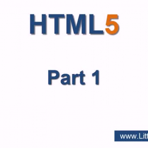 LittleWebHut.com HTML 5 Part 1