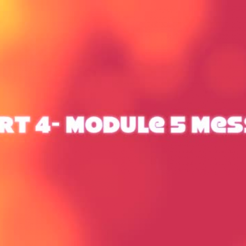 Module 5 Message