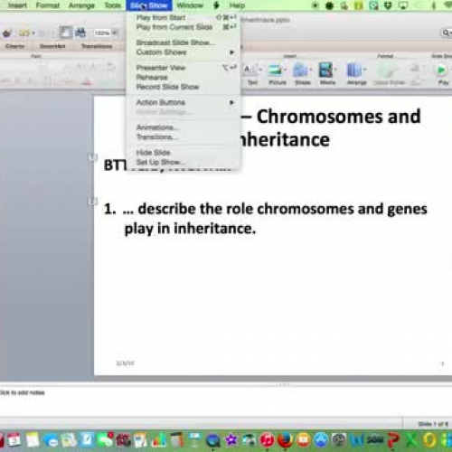 3.4.1 Chromosomes & Inheritance