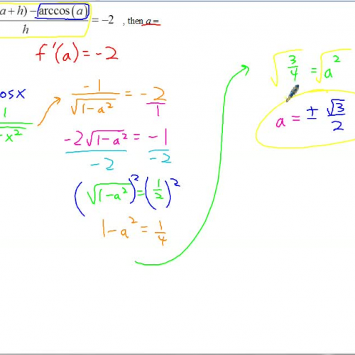 AP Calculus Notes Advanced L'Hopital's Rule and Disguised Derivatives