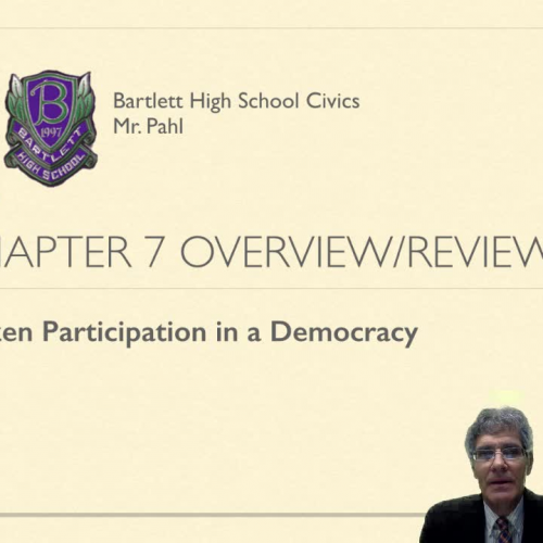 Citizen Participation in a Democracy
