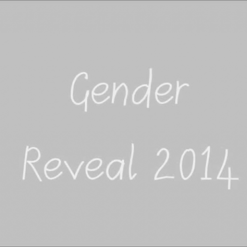 Gender Reveal 2014