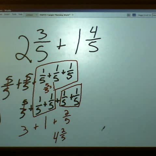Decomposing Fractions - Addition
