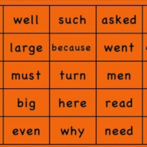 Estes Elementary Sight Words 151-175