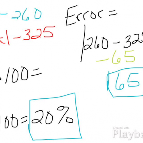 Percent Error