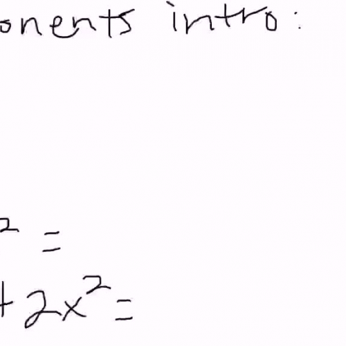 Introduction to Exponents