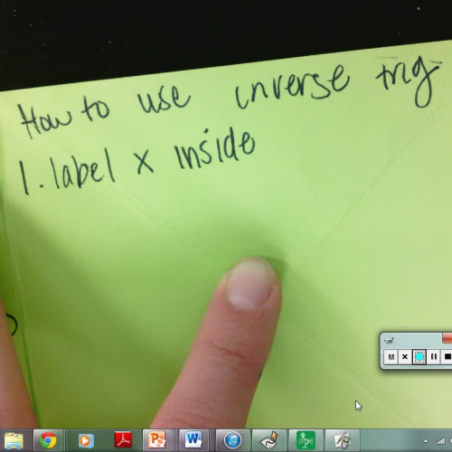 Inverse Trigonometry Notes Video