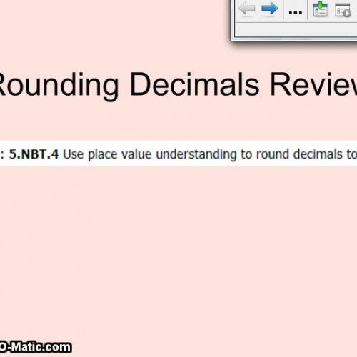 Decimal Rounding Review