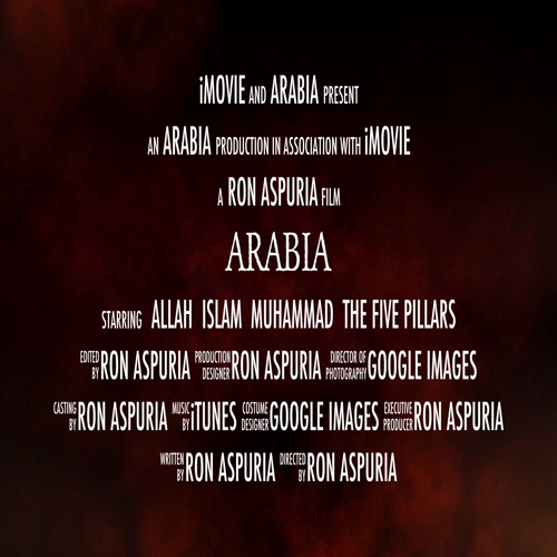 Arabia: imovie 