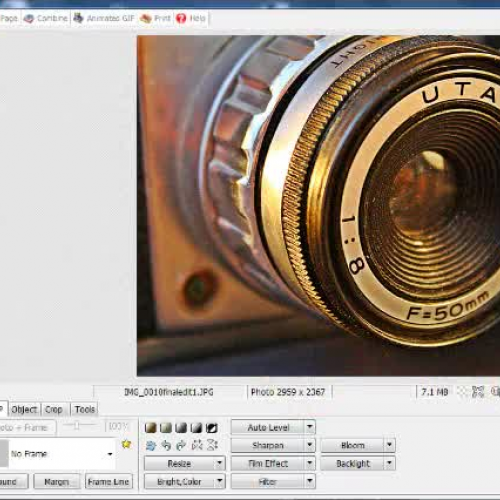 Using the Editor in Photoscape 3.7