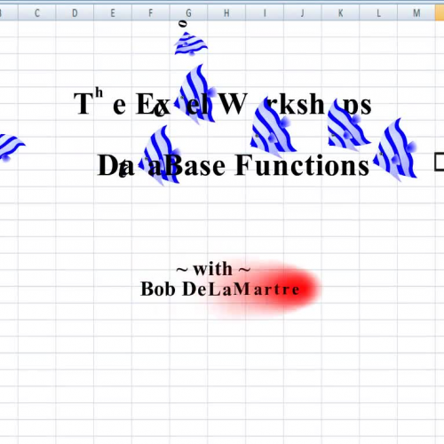 Using Excel Database Functions