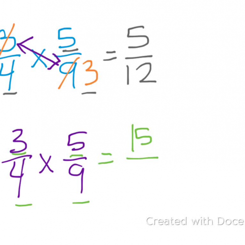 Multiplying Proper Fractions 1