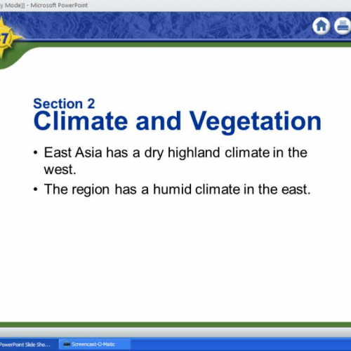 East Asia Landforms Sec. 2