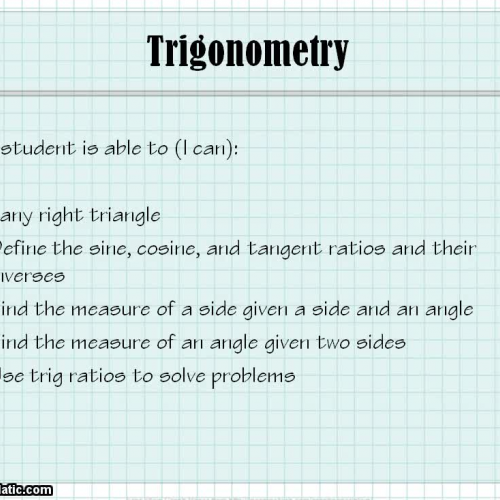 Obj. 33 Trigonometry