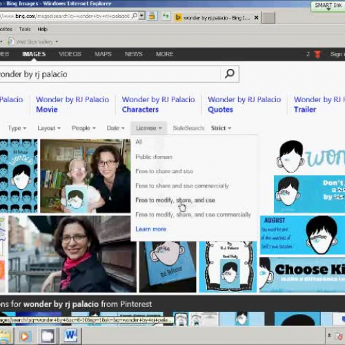Saving Pictures for Book Advertisement