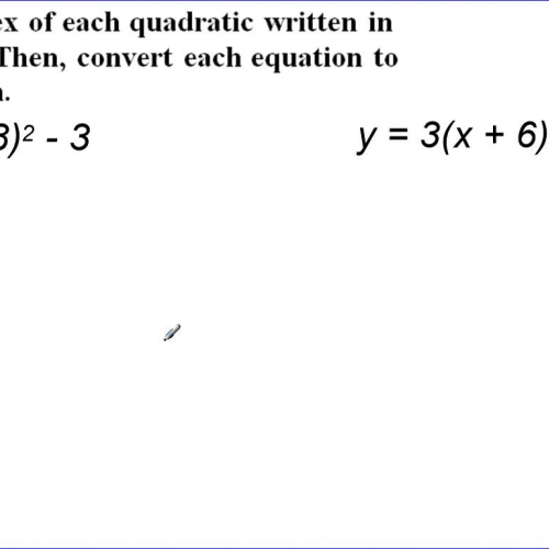 Quadratic Review #1