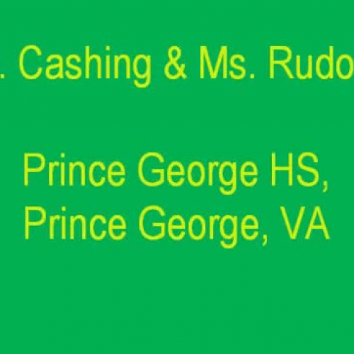 PGHS Rudolph Cashing Assessment