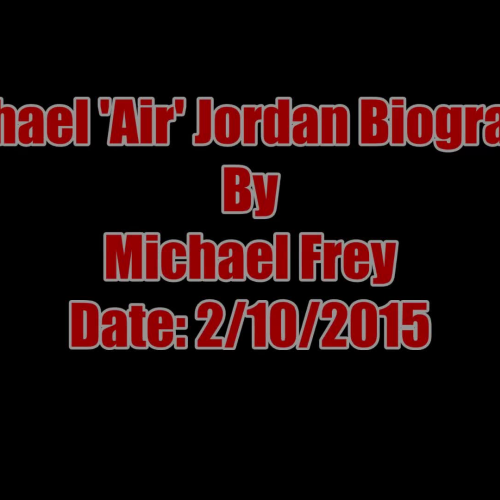 Michael Jordan Movie Final - Michael Frey
