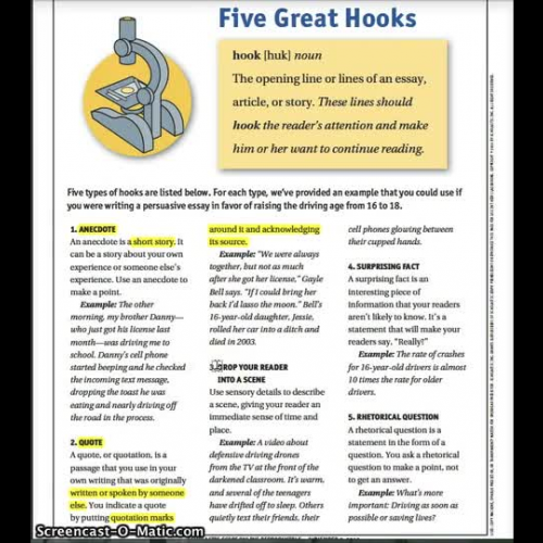 Expository Essay - Introduction