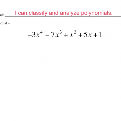 What is a polynomial?