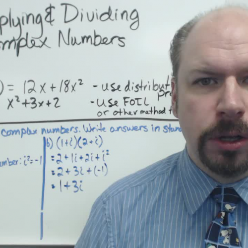 Multiplying & Dividing Complex Numbes
