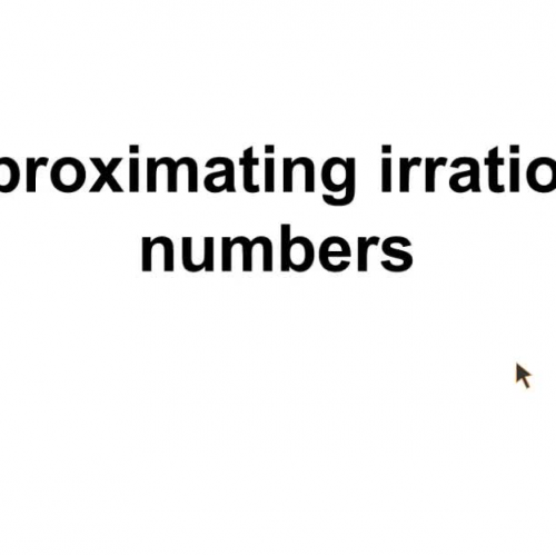 Approximating irrational numbers
