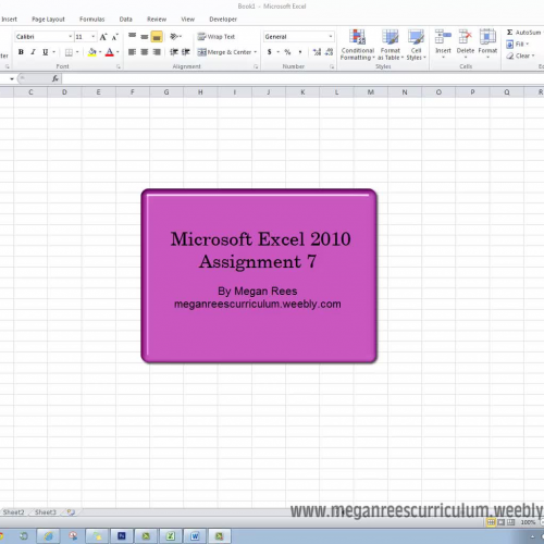 Excel Lesson 7 Tutorial