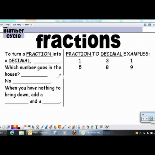 Fractions, Decimals & Percents Conversions