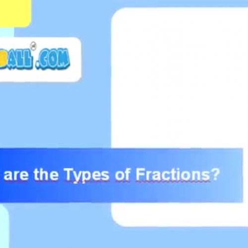 What are the Types of Fractions?