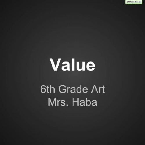 6th Grade Value Lesson