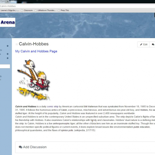 Hypertext Links in Wikispaces