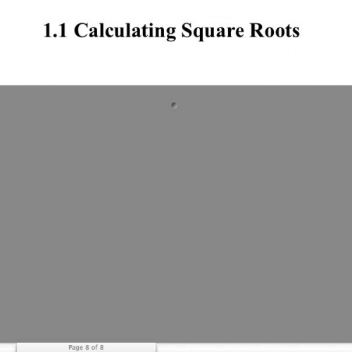 Chapter 1 Finding Area