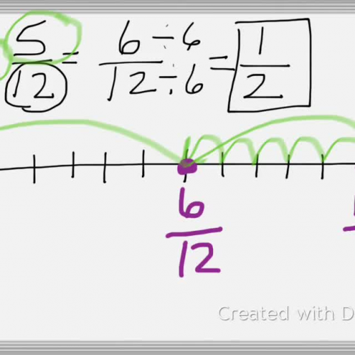 Adding & Subtracting Fractions on a Number Line