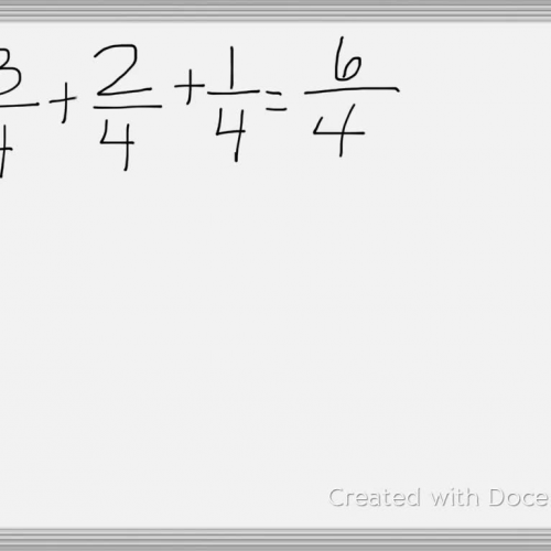 Decomposing and Composing Fractions