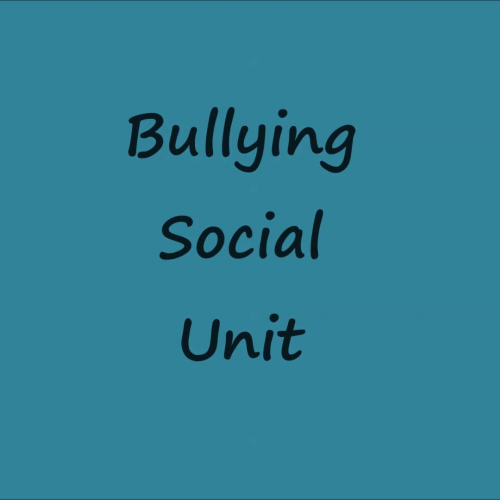 Bully Social Unit Book trailer