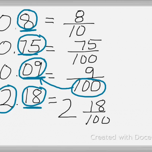 Fractions & Decimals