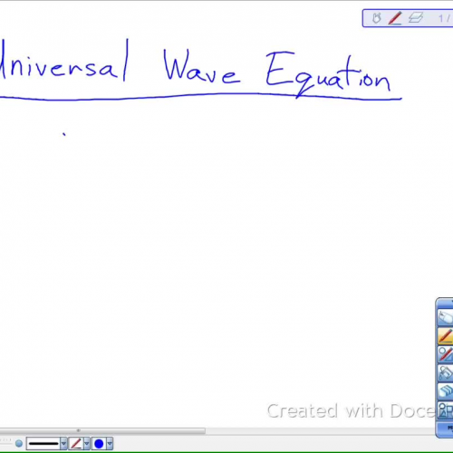 Universal Wave Equation Lesson