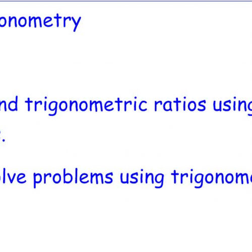 7-4 Trigonometry