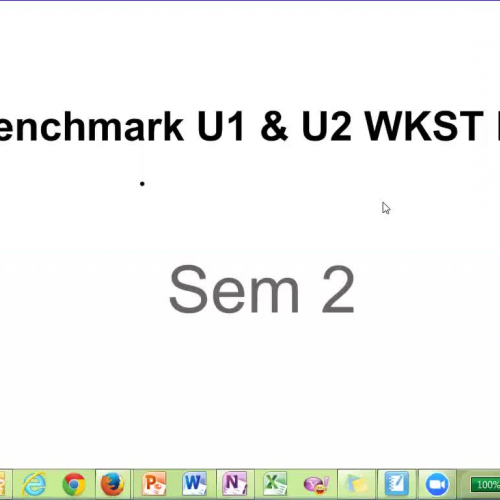 Benchmark Test WKST Review U1 Gases Sem 2