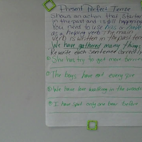 Mon. 3-2 Present Perfect