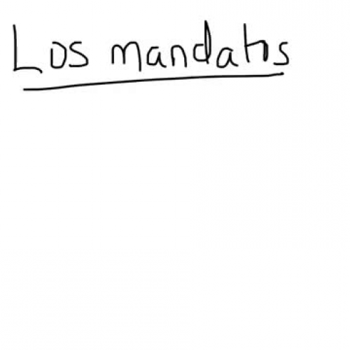 Los Mandatos en Español