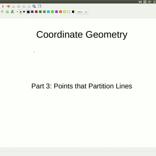 Points that Partition Lines