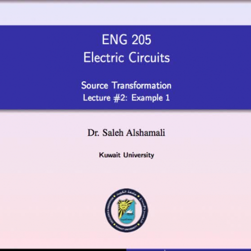 Source Transformation - Lecture #2 - Example 1